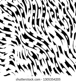 Brush grunge pattern. White and black vector.