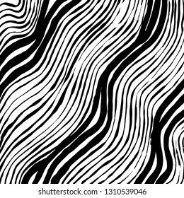 Brush grunge pattern. White and black vector.