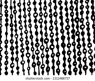 Brush grunge pattern. White and black vector.