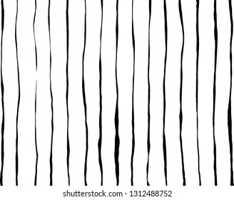 Brush grunge pattern. White and black vector.