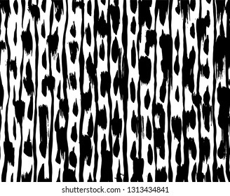 Brush grunge pattern. White and black vector.