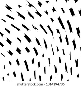 Brush grunge pattern. White and black vector.
