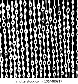 Brush grunge pattern. White and black vector.