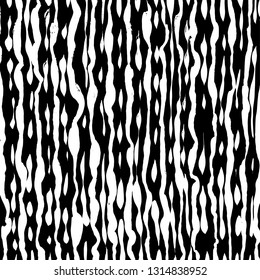 Brush grunge pattern. White and black vector.