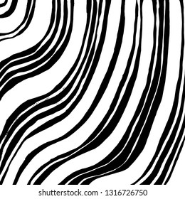 Brush grunge pattern. White and black vector.