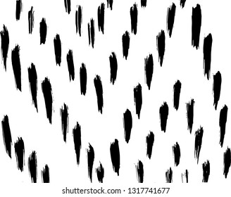 Brush grunge pattern. White and black vector.
