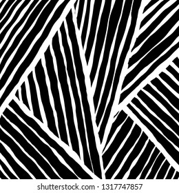 Brush grunge pattern. White and black vector.