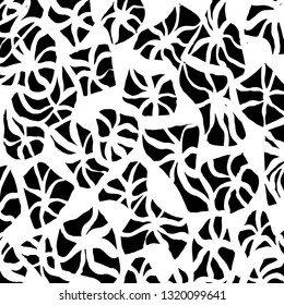 Brush grunge pattern. White and black vector.