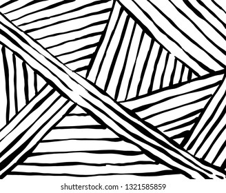 Brush grunge pattern. White and black vector.