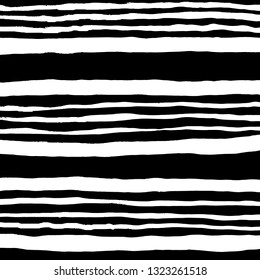 Brush grunge pattern. White and black vector.