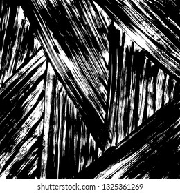 Brush grunge pattern. White and black vector.