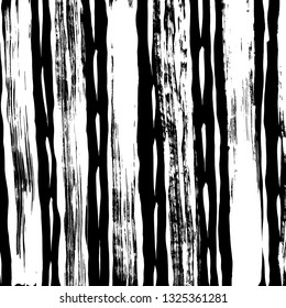 Brush grunge pattern. White and black vector.
