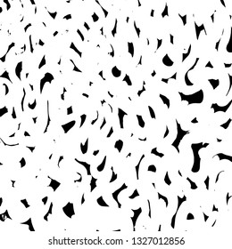 Brush grunge pattern. White and black vector.