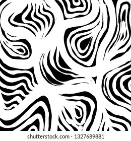 Brush grunge pattern. White and black vector.