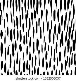 Brush grunge pattern. White and black vector.