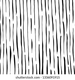 Brush grunge pattern. White and black vector.
