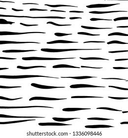 Brush grunge pattern. White and black vector.