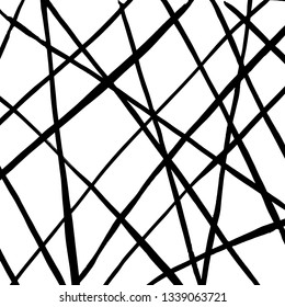 Brush grunge pattern. White and black vector.