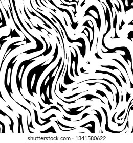 Brush grunge pattern. White and black vector.