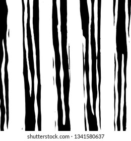 Brush grunge pattern. White and black vector.