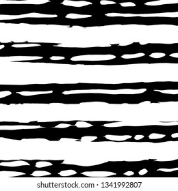 Brush grunge pattern. White and black vector.