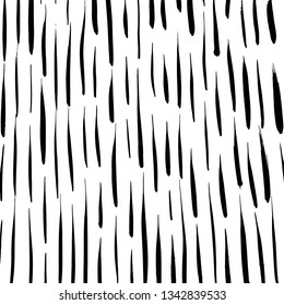 Brush grunge pattern. White and black vector.