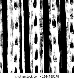Brush grunge pattern. White and black vector.