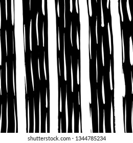 Brush grunge pattern. White and black vector.
