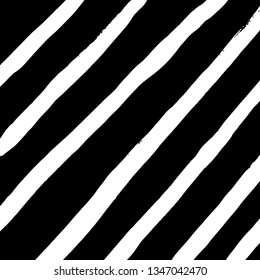 Brush grunge pattern. White and black vector.