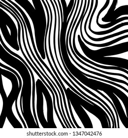 Brush grunge pattern. White and black vector.