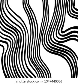 Brush grunge pattern. White and black vector.