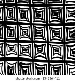Brush grunge pattern. White and black vector.
