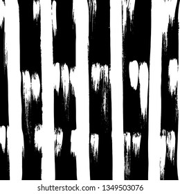Brush grunge pattern. White and black vector.
