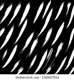 Brush grunge pattern. White and black vector.