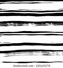 Brush grunge pattern. White and black vector.