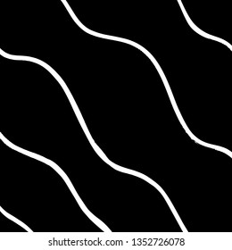 Brush grunge pattern. White and black vector.