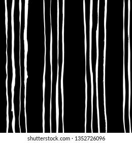 Brush grunge pattern. White and black vector.