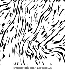 Brush grunge pattern. White and black vector.