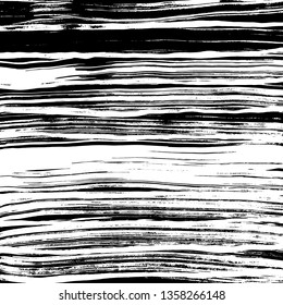 Brush grunge pattern. White and black vector.