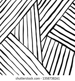 Brush grunge pattern. White and black vector.