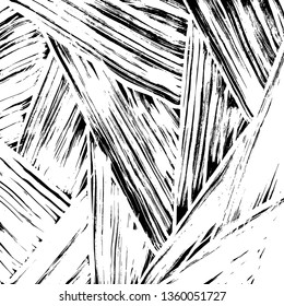 Brush grunge pattern. White and black vector.