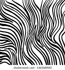 Brush grunge pattern. White and black vector.
