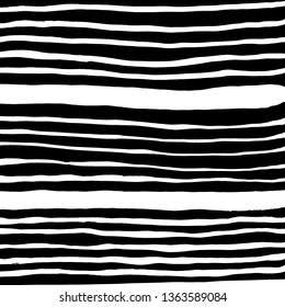 Brush grunge pattern. White and black vector.