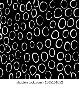 Brush grunge pattern. White and black vector.