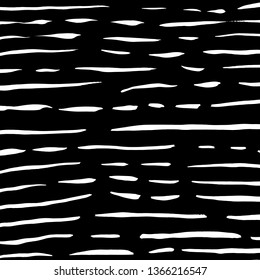 Brush grunge pattern. White and black vector.
