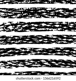 Brush grunge pattern. White and black vector.