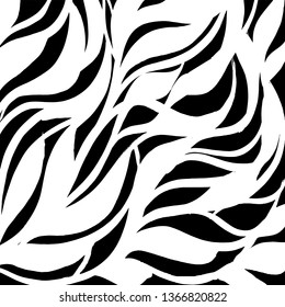 Brush grunge pattern. White and black vector.