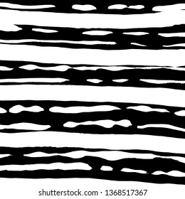 Brush grunge pattern. White and black vector.