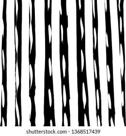 Brush grunge pattern. White and black vector.