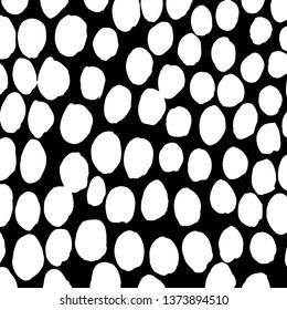 Brush grunge pattern. White and black vector.